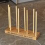 Engraved Wooden Floor Boot Rack, thumbnail 10 of 12