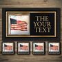 Personalised Bar Runner And Coasters Old Glory, thumbnail 1 of 8