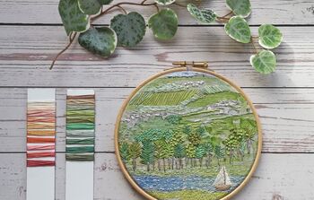 Sailing Along The Estuary Embroidery Pattern, 4 of 5