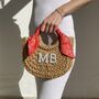 Personalised Bandana Wicker Basket Bag, thumbnail 1 of 5