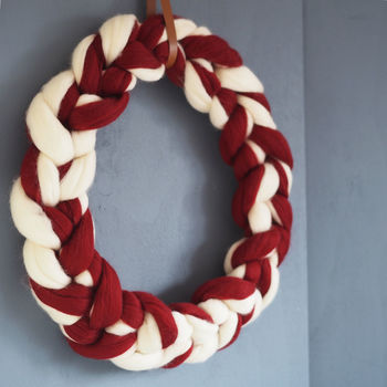 Knitted Christmas Wreath, 5 of 12