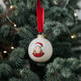 Child's Portrait Christmas Bauble, thumbnail 6 of 8