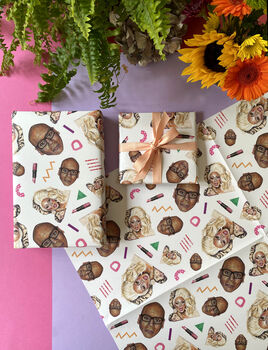 Ru Paul Gift Wrap – Fun Drag Queen Wrapping Paper For Ru Paul Fans, 5 of 11