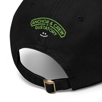 Gustatory Daily Grind. Cotton Embroidered Cap, 3 of 12