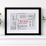 Personalised Word Art Print, thumbnail 1 of 12