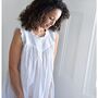 Ladies White Embroidered Nightdress 'Veronica', thumbnail 3 of 5