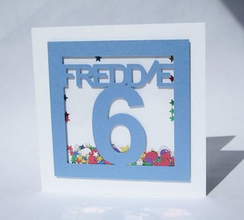 3D Confetti Shaker Birthday Card, 2 of 5