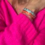 Enamel Bracelet | Hathi Elephant | Neon Orange, thumbnail 3 of 6