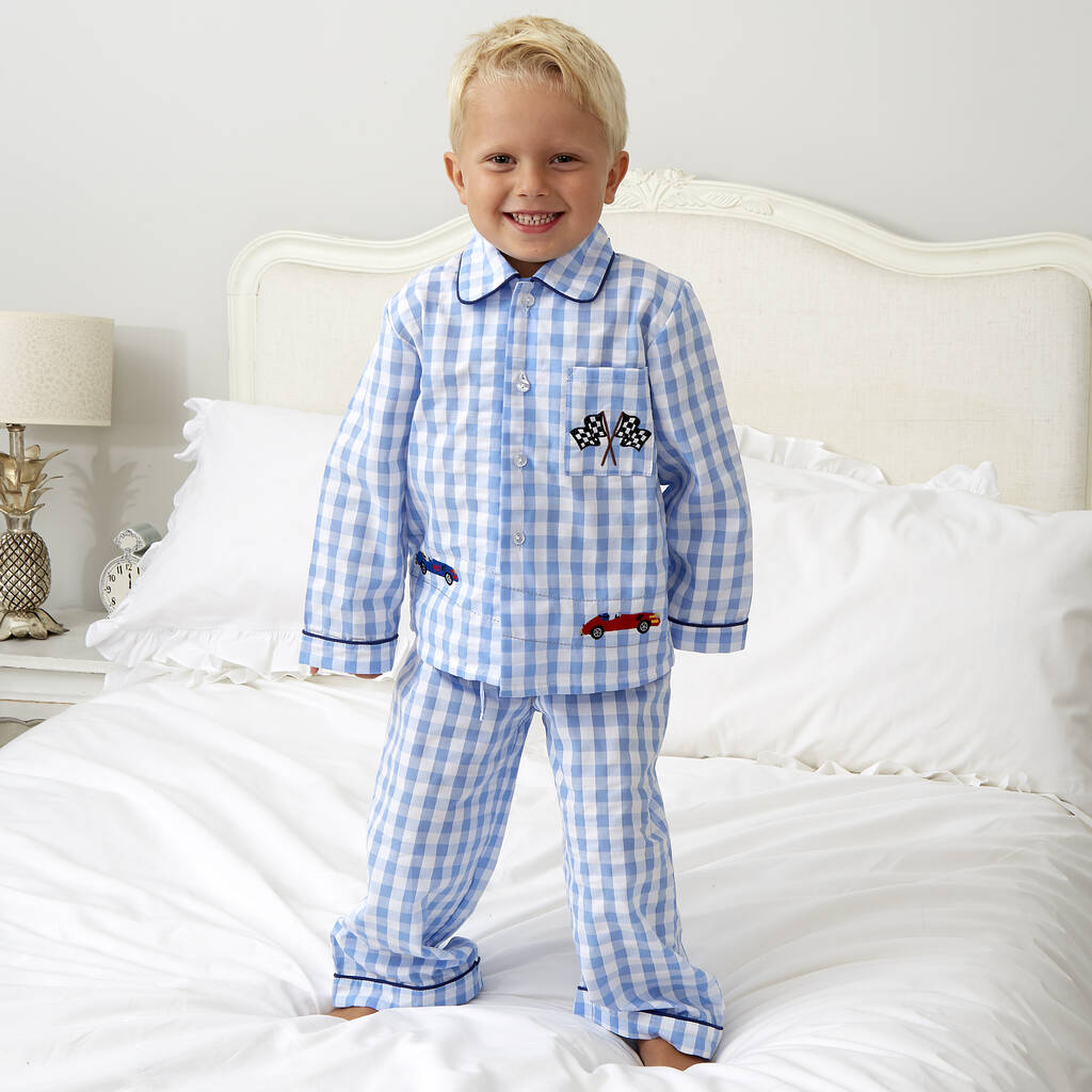checked xmas pyjamas