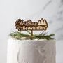 Personalised Christmas Surname Cake Topper, thumbnail 1 of 5