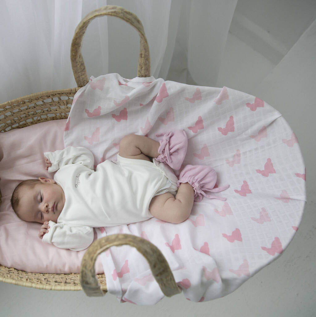 Rosie Lapin Swaddle Blanket, 1 of 2