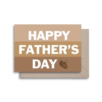 Happy Father's Day Dad Black Fathers Day Card, 2 of 2
