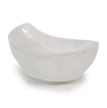 Selenite Crescent Moon Trinket Dish, 2 of 4