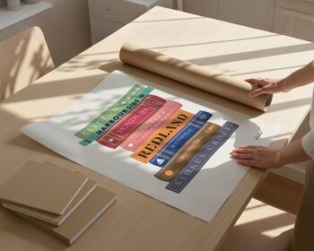 Bristol Book Stack Art Print, 5 of 6