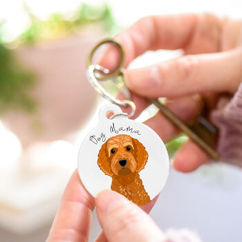 Personalised Dog Mum Keyring Gift Mother's Day, 10 of 10