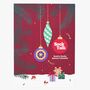 12 Day Christmas Advent Calendar Women's Bamboo Ankle Socks, thumbnail 1 of 3