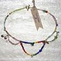 'Everything' Rainbow Chandelier Precious Stone Necklace, thumbnail 1 of 6