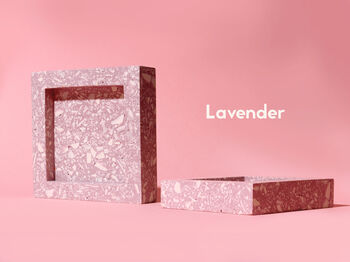 Colourful Terrazzo Square Trinket Tray Dish Desk Tidy, 6 of 9