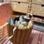 Large Wool And Jute Striped Basket Bag, thumbnail 7 of 7