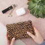 Leopard Print Coin Purse, thumbnail 1 of 5