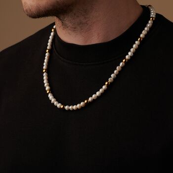 Engraveable Freshwater Pearl Necklace, 5 of 9