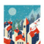 Nordic Winter Village Print, thumbnail 3 of 3