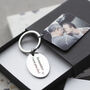 Remember, I Love You Dad Keyring With Photo Plate, thumbnail 1 of 3