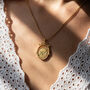 Initial Gold Spinner Necklace, thumbnail 3 of 12