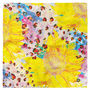 'Chelsea Morning' Floral Leopard Print Silk Scarf, thumbnail 5 of 9