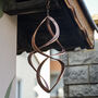 Handmade Copper Infinity Wind Spinner – Outdoor Copper Art, thumbnail 1 of 6