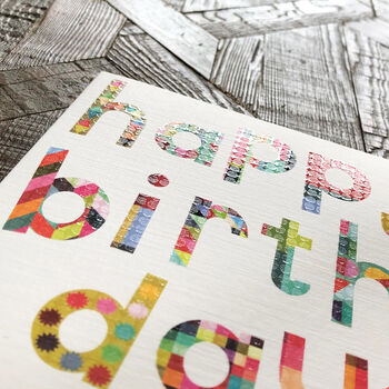 Glossy Happy Birthday Card, 3 of 5