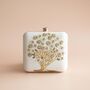 Ivory Mulberry Tree Clutch, thumbnail 6 of 10
