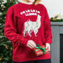Fa La La La Llama Christmas Sweatshirt, thumbnail 1 of 3