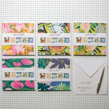 Greetings Card Set 'Floral', 9 of 9