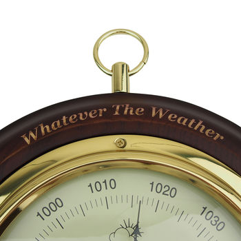 Personalised Wooden Weather Forecast Dial, 5 of 5