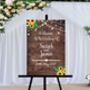 Wedding Welcome Sign Sunflowers, thumbnail 2 of 2