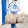 Personalised Canvas Holdall With Padded Shoulder Strap, thumbnail 2 of 11