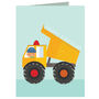 Mini Happy Birthday Truck Card, thumbnail 2 of 5