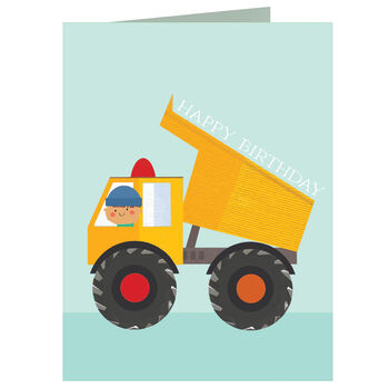 Mini Happy Birthday Truck Card, 2 of 5