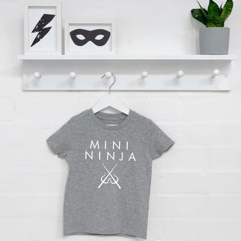 Mini Ninja Kids T Shirt Or Babygrow, 2 of 7