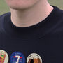 Man United Beer Mats Oversized T Shirt, thumbnail 8 of 10