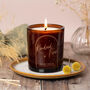 Secret Beach Scented Amber Glow Through Soy Candle, thumbnail 1 of 10