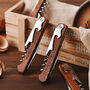 Personalised Wine Opener – Wooden Corkscrew Gift, thumbnail 4 of 5