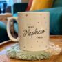 Best Nephew Ever Scattered Stars Mug, thumbnail 1 of 2
