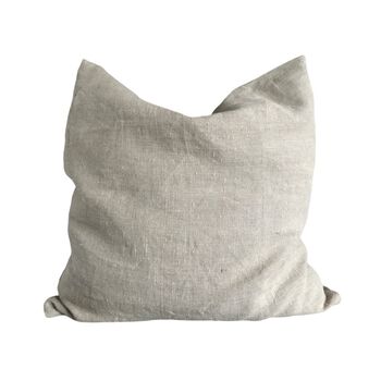 100% Natural Linen Cushion Cover, 60 X 60, 2 of 4