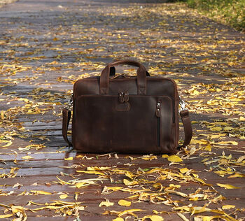 Genuine Leather Briefcase, 2 of 12