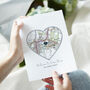 Home Is Where The Heart Is Personalised Map Print, thumbnail 6 of 8