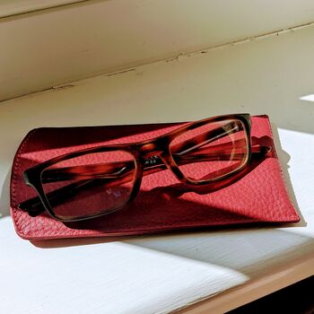 Personalised Leather Glasses Case, 8 of 10