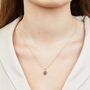 18ct Round Brilliant Salt And Pepper Diamond Necklace, thumbnail 1 of 2