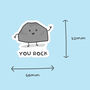 Pack Of Three | 'You Rock' | Novelty Sticker, thumbnail 3 of 3